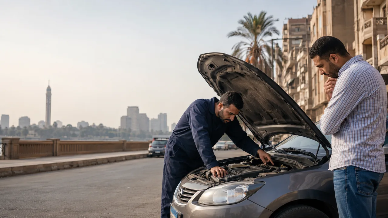 فحص محرك سيارة مستعملة قبل الشراء في مصر