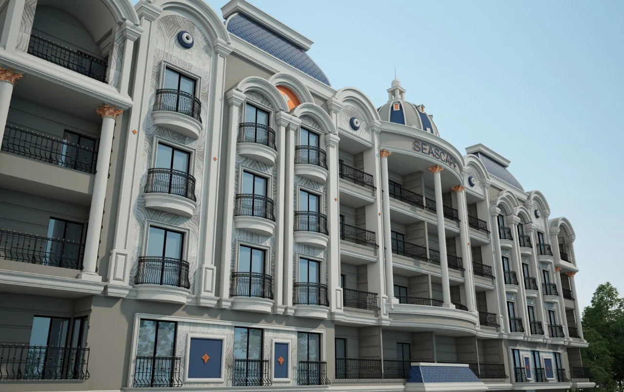 Новая 2-комнатная квартира 42 м² с видом на бассейн — Seascape, Хургада — 4